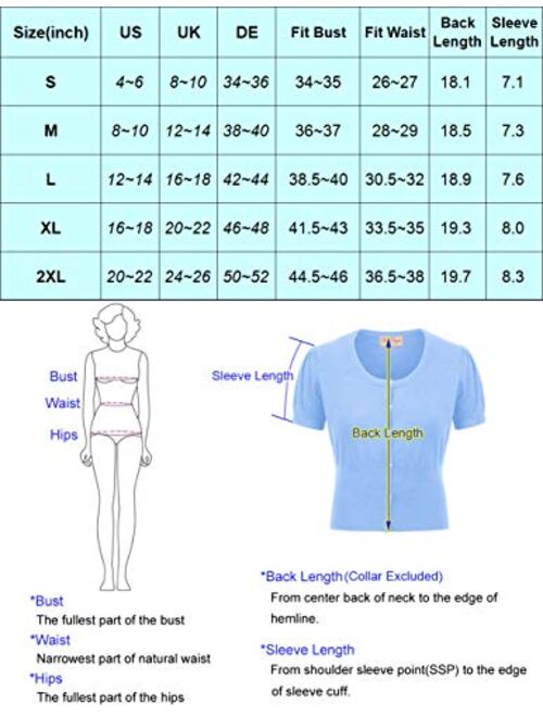 Belle Poque Women Short Sleeve Bolero Cardigan Shrug BP707