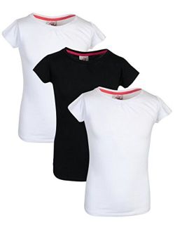 Real Love Girls 3-Pack Crew Neck Short Sleeve Tee Shirts