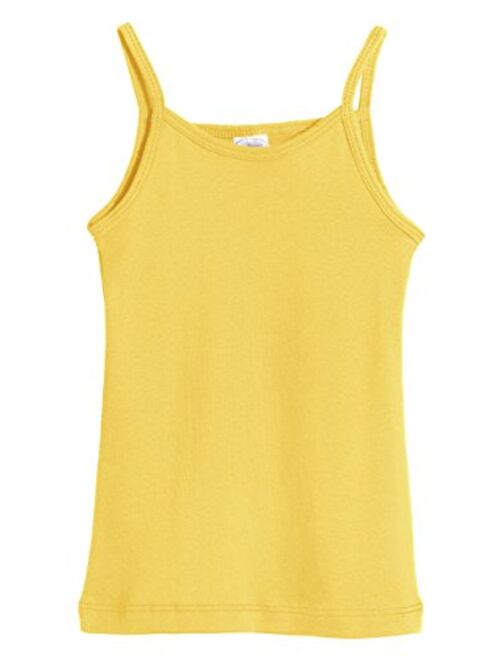 City Threads Girls' 100% Cotton Camisole Cami Tank Top Tee - Made in USA