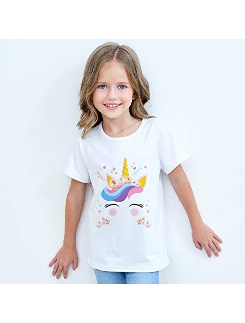 Ultra Soft Unicorn Short-Sleeve T-Shirt, Unicorn Gifts for Girls