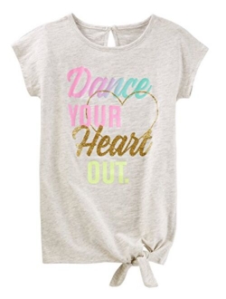 Girls' Short-Sleeve Knit Tunic