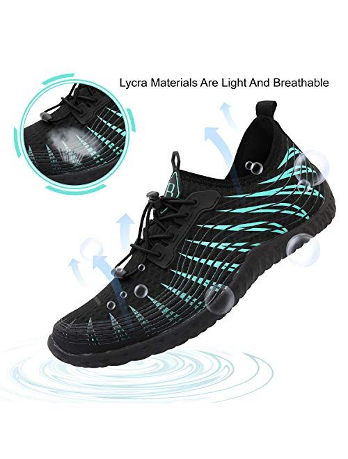 Spesoul Womens Mens Water Sports Shoes Outdoor Quick Dry Barefoot Athletic Aqua Shoe for Beach Swim Pool Surf Diving Yoga