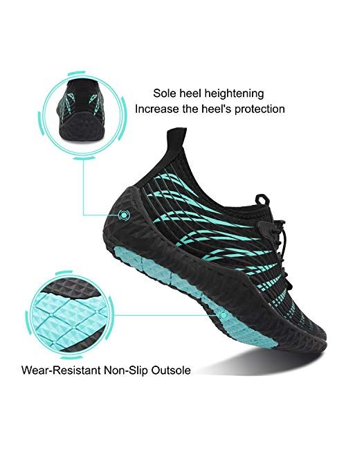 Spesoul Womens Mens Water Sports Shoes Outdoor Quick Dry Barefoot Athletic Aqua Shoe for Beach Swim Pool Surf Diving Yoga
