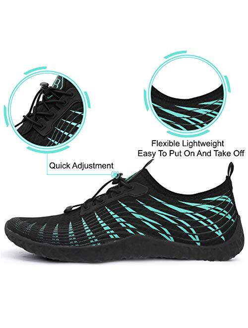 Spesoul Womens Mens Water Sports Shoes Outdoor Quick Dry Barefoot Athletic Aqua Shoe for Beach Swim Pool Surf Diving Yoga