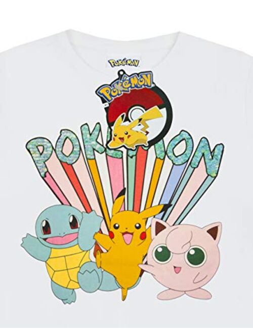 Vanilla Underground Pokemon Pikachu and Characters Girl's T-Shirt