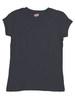 Big Girls' Cotton Tissue Short Sleeve T-Shirt