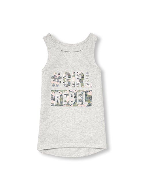The Children's Place Girls' Graphic Tank Top