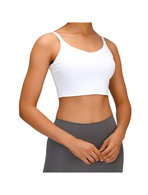 PARPERNA Women Padded Sports Bra Fitness Workout Running Shirts Yoga Tank Top