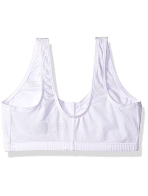 Fruit of the Loom Women's Front Closure Cotton Bra, 3-Pack