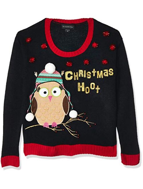 Blizzard Bay Women's Kris Kringle Tunic Hockey Jersey Ugly Christmas Sweater