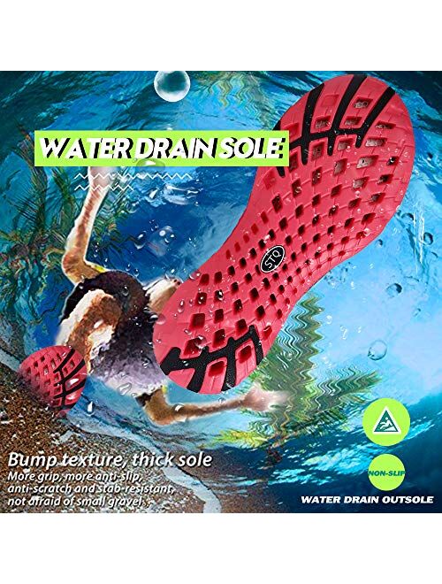 STQ Womens Lace-Up Water Shoes | Beach Swim Pool Aqua Sneakers