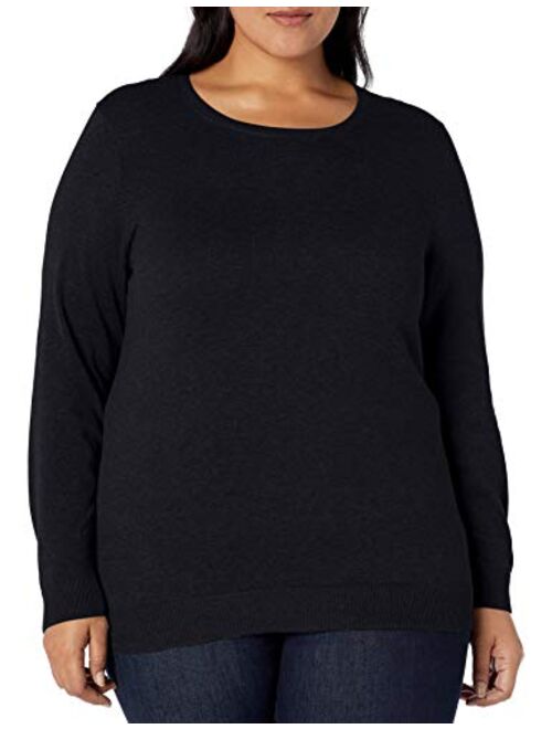 Amazon Essentials Women's Plus Size Long-Sleeve Lightweight Crewneck Sweater
