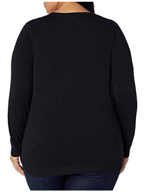 Amazon Essentials Women's Plus Size Long-Sleeve Lightweight Crewneck Sweater
