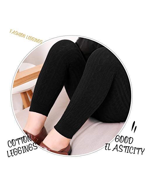 BOOPH Baby Girls Legging Pant Footless Knit Tight Pantyhose Stocking 1-8 Years