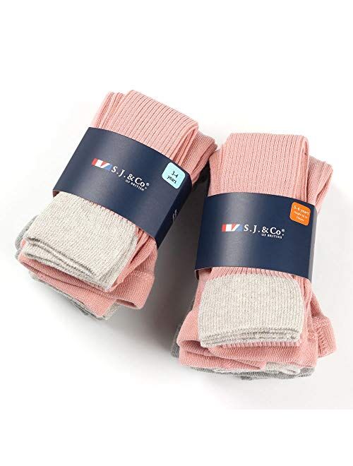 COTTON DAY 2 Pairs Rib Cotton Knit Kids Girls Fashion Footless Ankle Legging