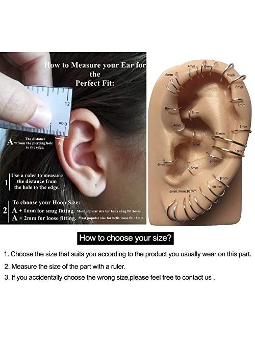 OUFER 16G Stainless Steel Cartilage Earrings Five Petal Clear CZ Flower Tragus Helix Earrings Cartilage Earring Stud