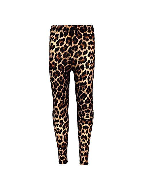 Girls Legging Kids Animal Leopard Print Fashion Stylish Trendy Leggings 5-13 Yrs