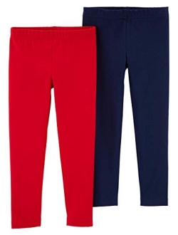 Girls' 2T-8 2 Pack Leggings