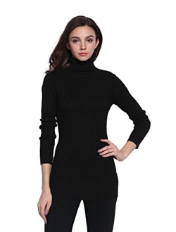 Sofishie Fashion Cable Knit Turtleneck Long Sweater