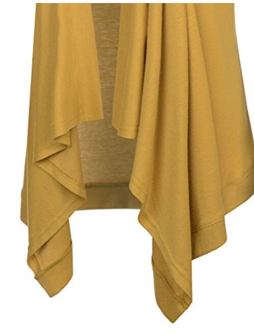 NEARKIN Womens Lightweight Long Sleeve Open Front Drape Tunic Cardigans
