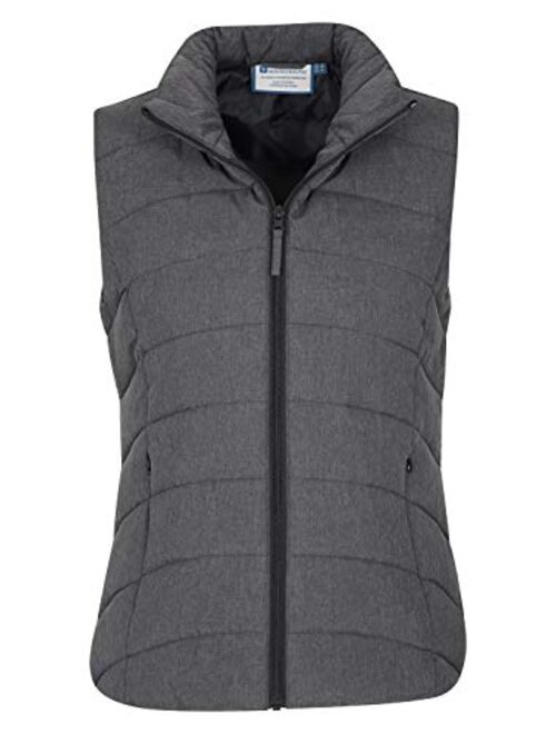 Mountain Warehouse Womens Padded Puffer Vest-Insulated for Winter