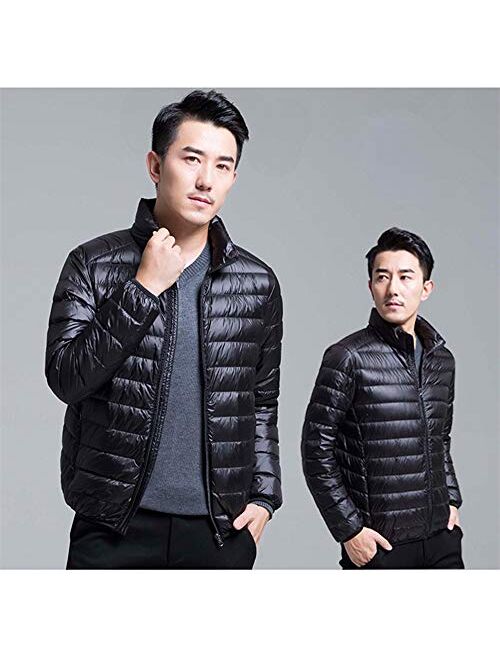 Lightweight Men'S Jackets Winter Resistant Puffer Packable Down Jackets Packable Coat