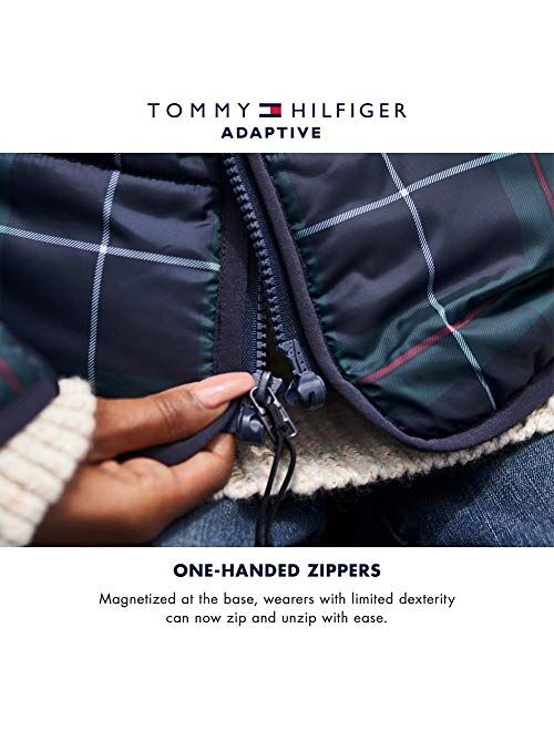 Tommy Hilfiger Men's Adaptive Regatta Magnetic Zipper Jacket