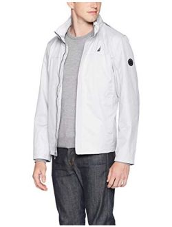 Men's Classic Fit Embroidered Levy Bomber Jacket Coat