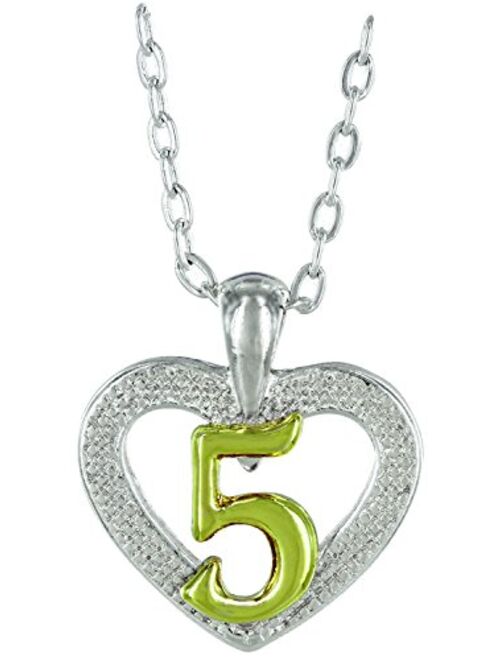 It's My Year Child's Number Pendant, 5Th Birthday, One Size