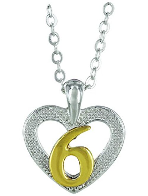 It's My Year Child's Number Pendant, 6Th Birthday, One Size