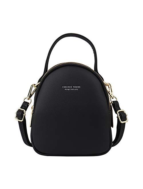 Aeeque Mini Backpack Purse for Women Crossbody Phone Bag Wallets Handbags Clutch
