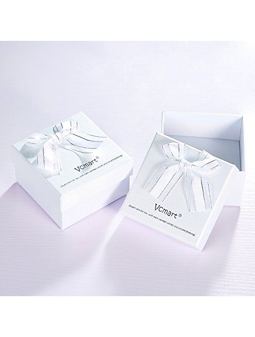 vcmart Girls Gilitter Heart Chunky Bubblegum Bead Necklace & Bracelet Set Fashion Jewelry Pendant with Gift Box