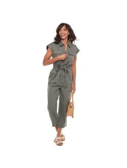 Women's Now + Gen by Sonoma Goods For Life Utility Crop Jumpsuit
