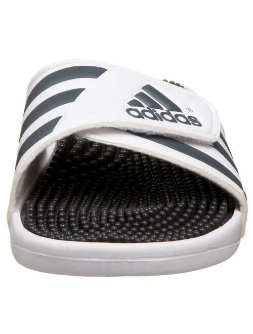 adidas Men's Adissage Sandal Run White/Graphite/Run White