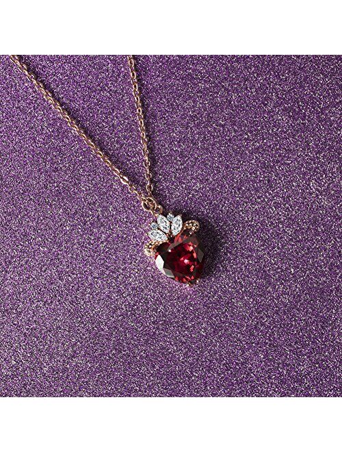 Buy Evie Gold Tiara Red Heart Crown and Necklace Descendants Jewelry Set  Queen of Hearts Eive Costume Fan Jewelry Gift for Girls Teen Party at  Amazon.in