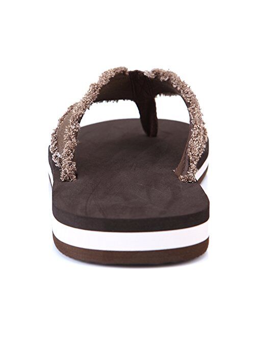 DWG Men's Soft Flip-Flops Sandals Light Weight Shock Proof Slippers