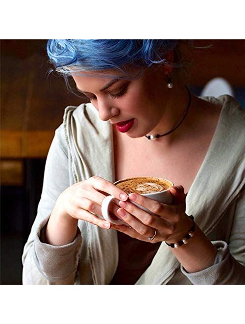 ATIMIGO Summer Beach Shell Conch Choker Handmade Boho Cowrie Pearl Necklace Jewelry for Women Girls