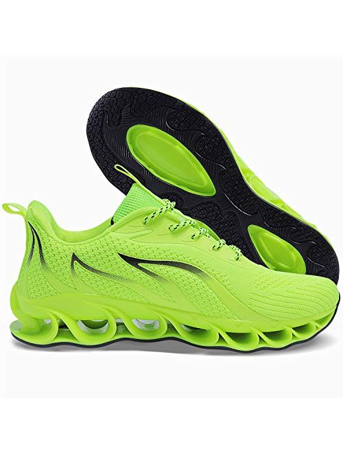 APRILSPRING Mens Walking Shoes Fashion Running Sports Non-Slip Sneakers