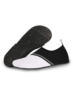 Womens Mens Kids Water Shoes Quick-Dry Aqua Socks Barefoot Shoes for Water Sports