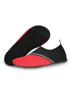 Womens Mens Kids Water Shoes Quick-Dry Aqua Socks Barefoot Shoes for Water Sports