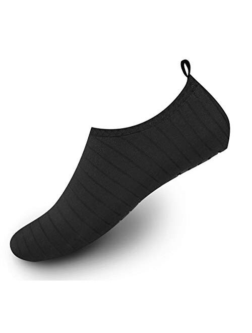 Womens Mens Kids Water Shoes Quick-Dry Aqua Socks Barefoot Shoes for Water Sports