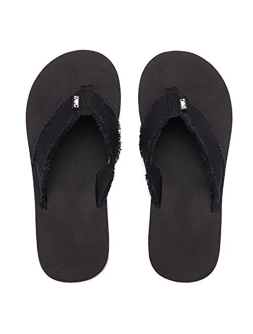 Men's Flip Flops Beach Sandals Lightweight EVA Sole Comfort Thongs