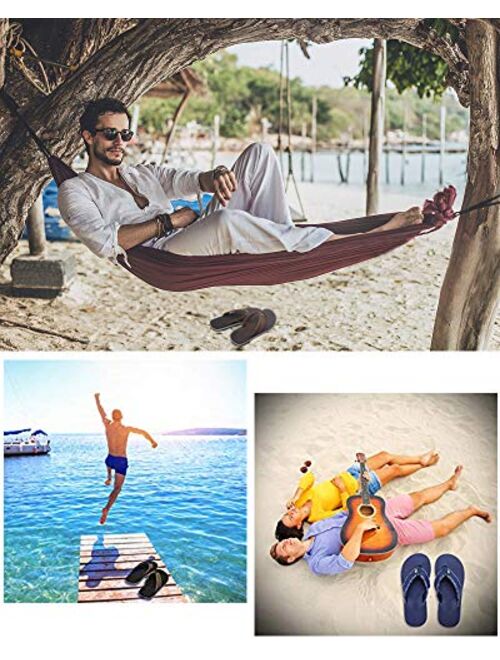 Men's Flip Flops Beach Sandals Lightweight EVA Sole Comfort Thongs