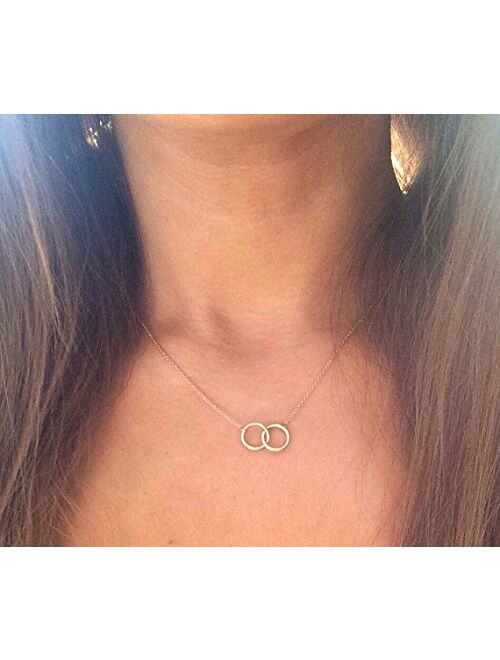 Your Always Charm Soul Sisters Necklace,Best Friend Necklaces for 2 Sister Graduation Gifts