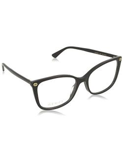 Eyeglasses Gucci GG 0026 O- 001 BLACK /, 53-17-140