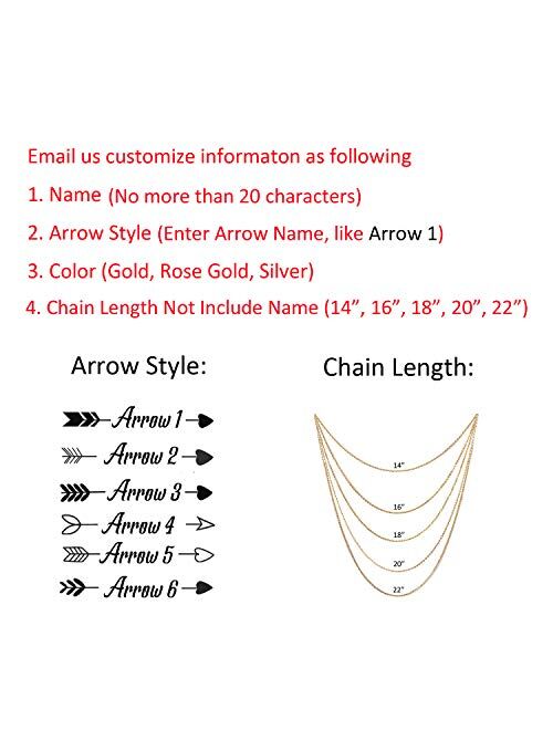 Aoloshow Women's Customized Custom Name Necklace Personalized