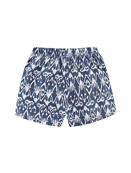 Mud Kingdom Little Girls Outfits Summer Holiday Floral Halter Tops and Short Clothes Sets