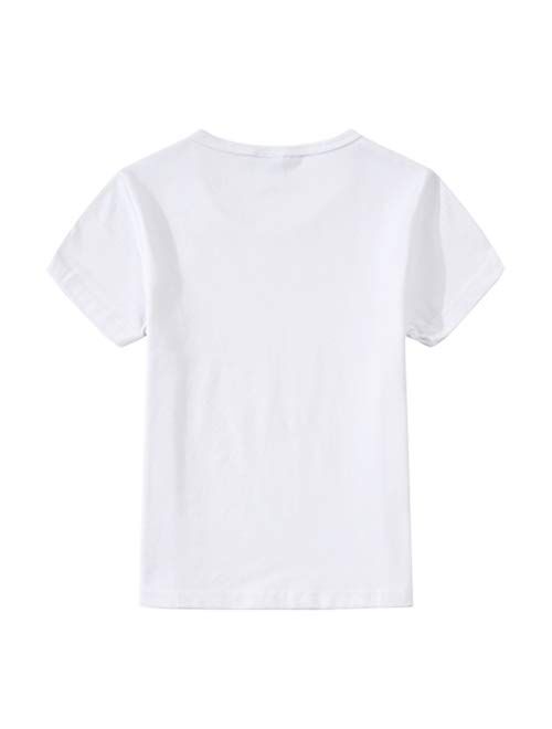 HBeatific Little Girls Layered Tulle Rainbow Tutu Skirt with Unicorn T-Shirt,Headband and Birthday Sash