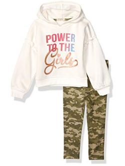 One Step Up Girls' Fleece Top and Legging Set