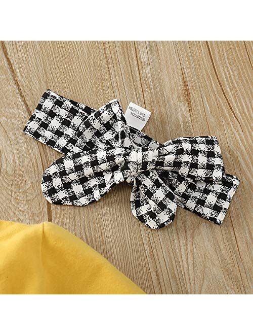 Toddler Baby Girls Clothes Infant Long Sleeve Ruffles Shirt Tops + Long Pants Fall Winter Outfits for Girl